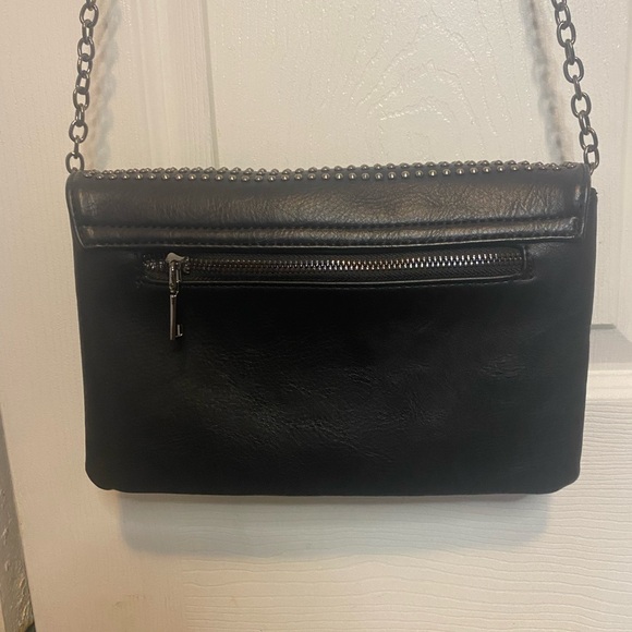MMS  Design Studio Studded Black Chain Purse - Picture 2 of 9
